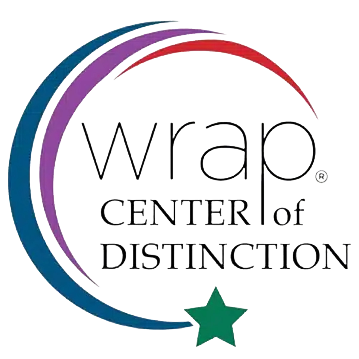 Official WRAP Center of Distinction logo.